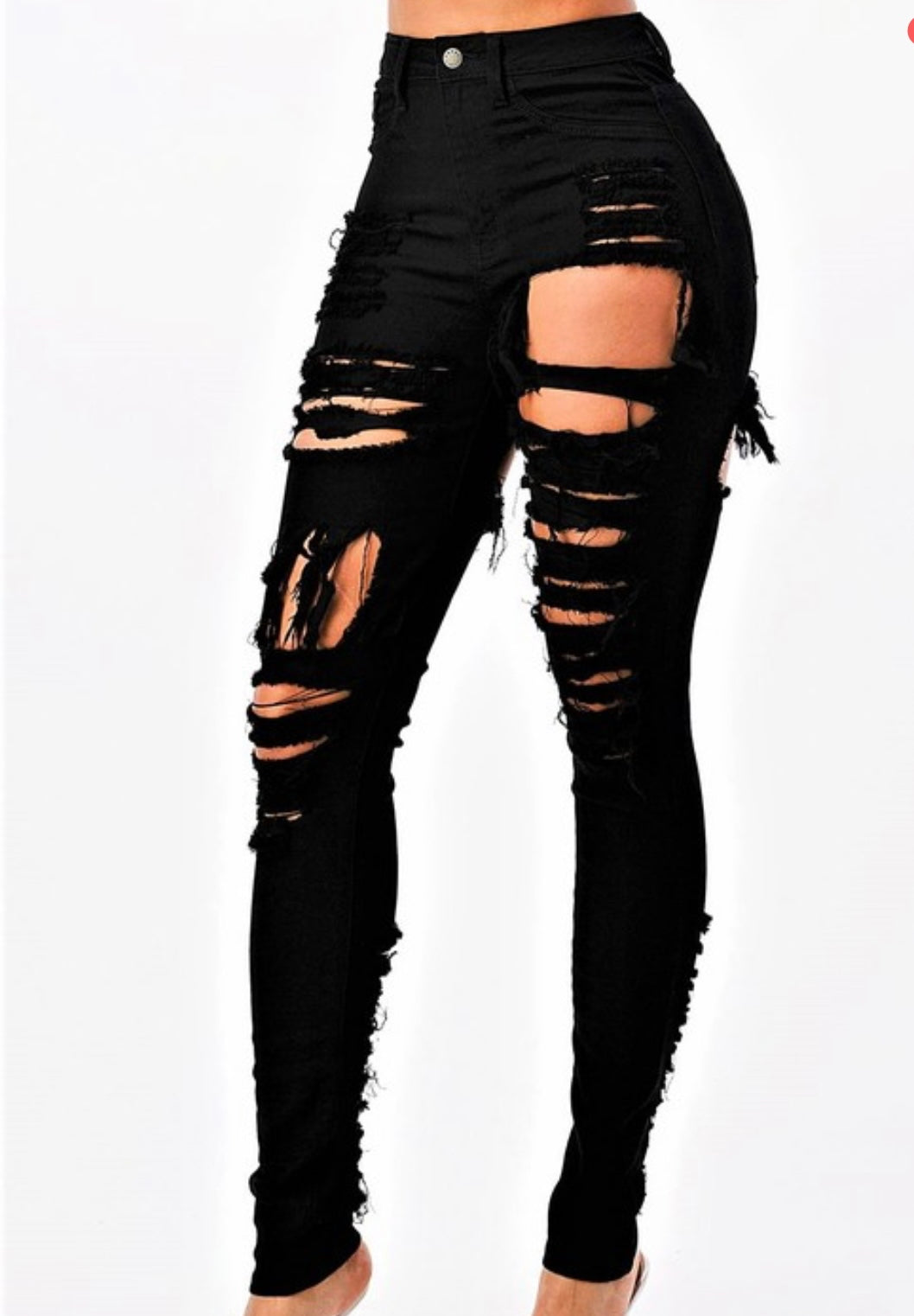Distressed Jeans (Black)