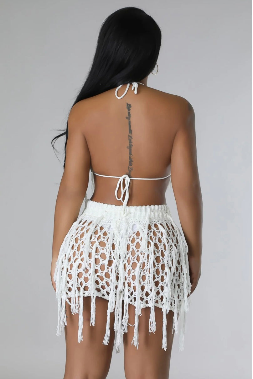 2pc Crochet Short Set