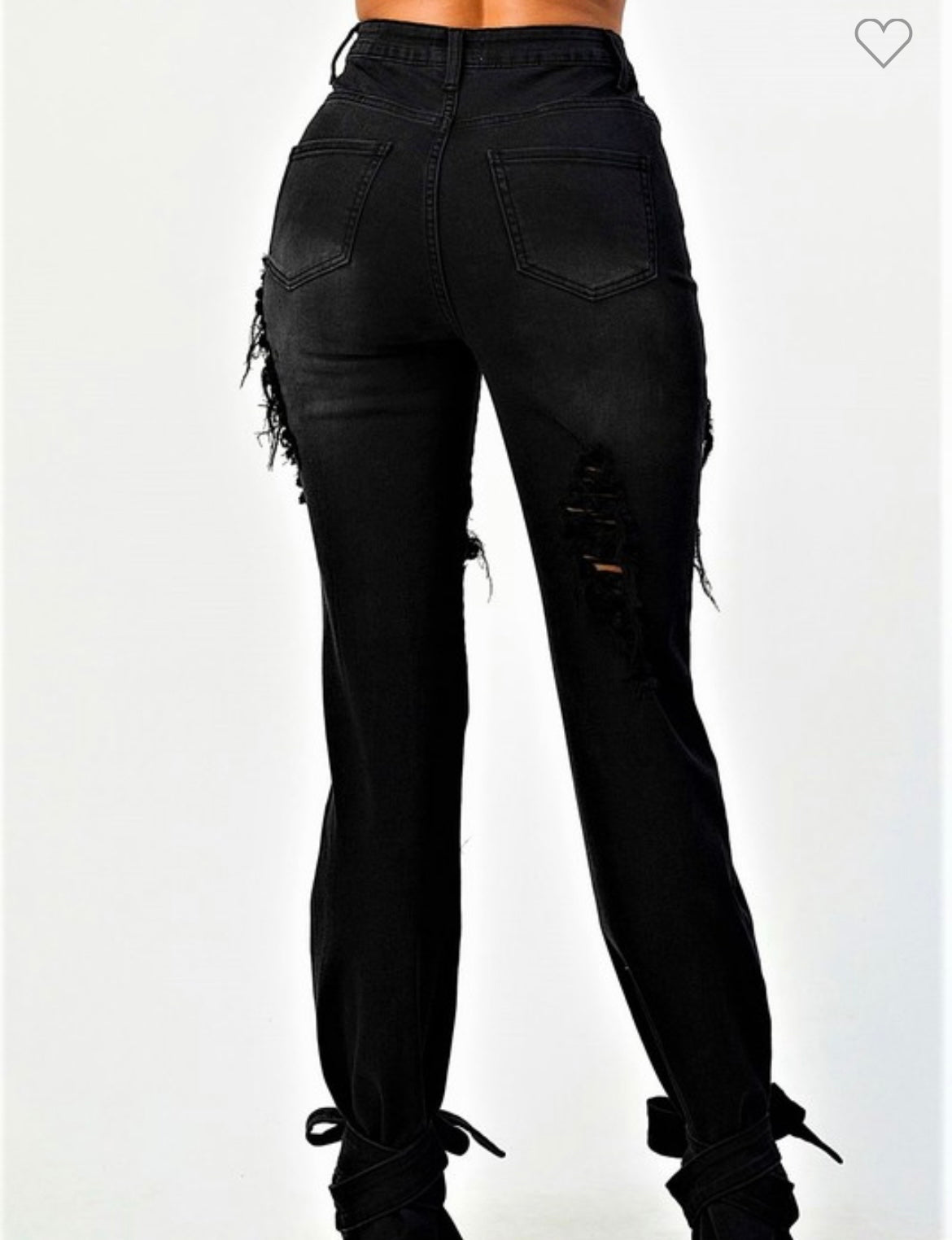 Ankle Tied Jeans