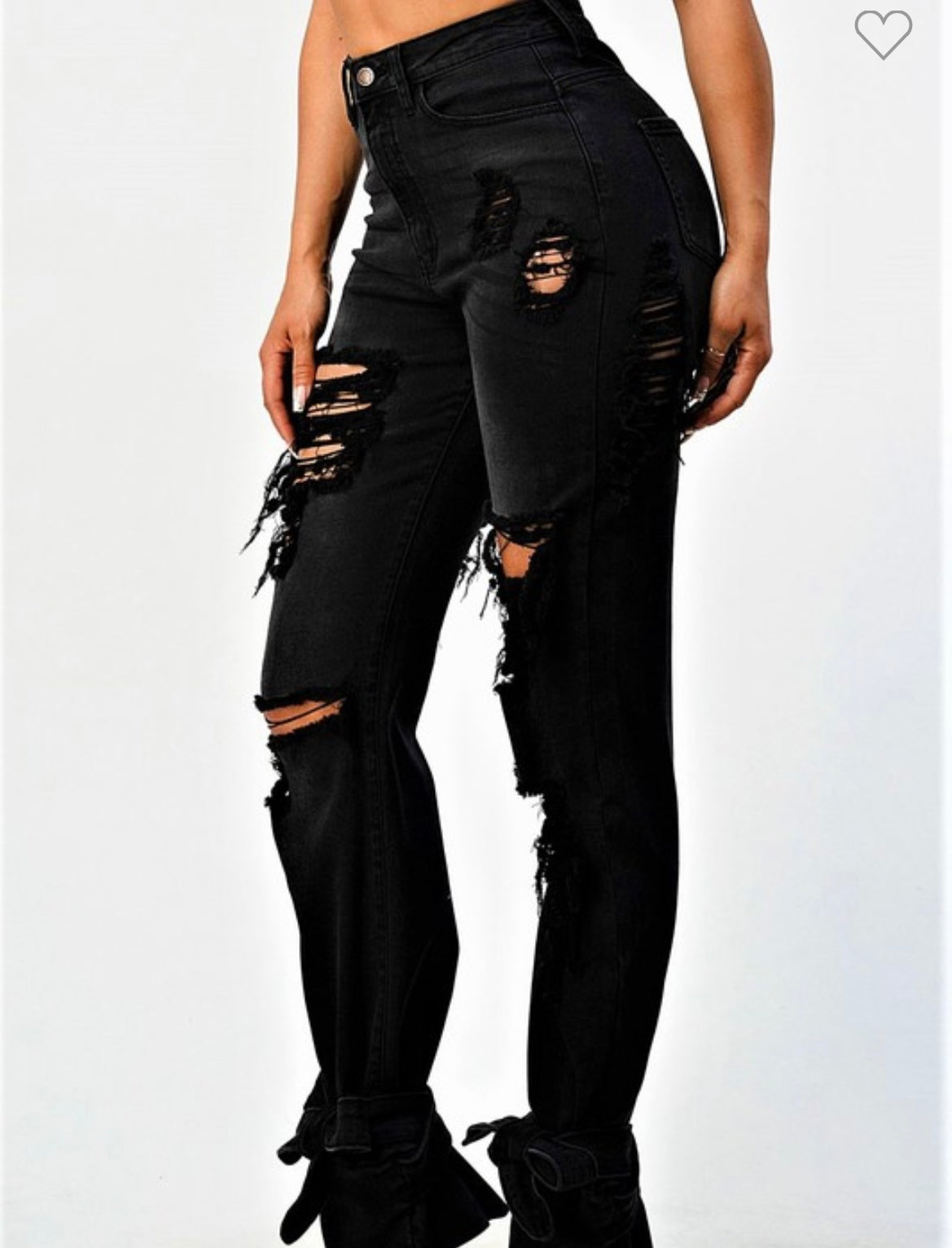 Ankle Tied Jeans