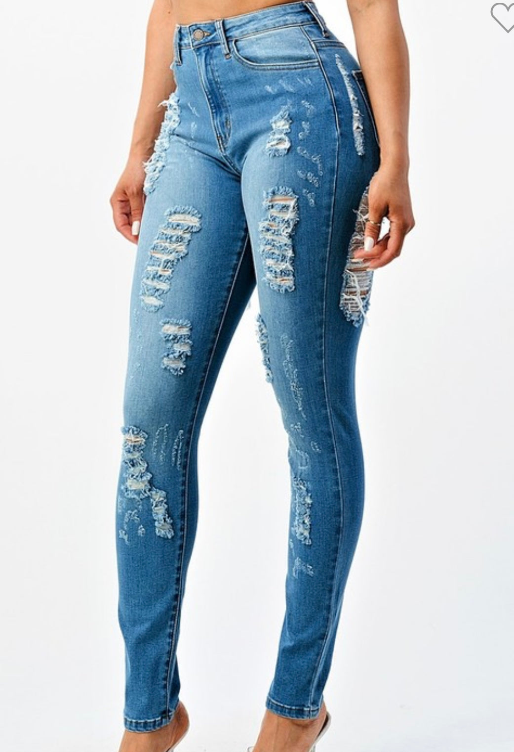 Skinny Distressed Jeans