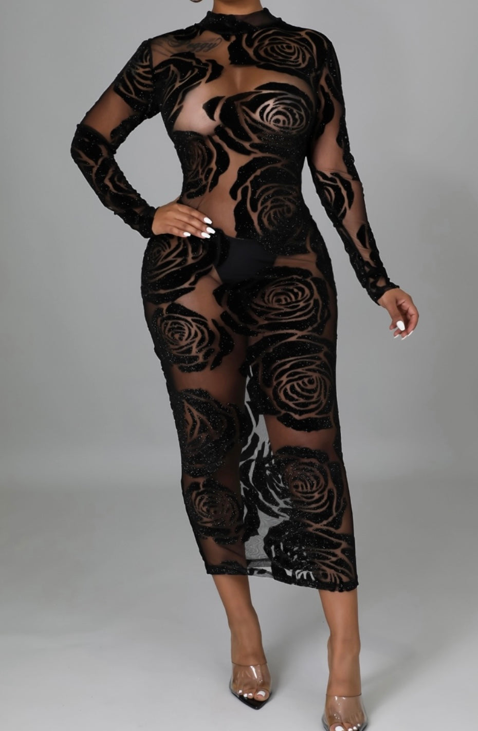 Black Rose Dress