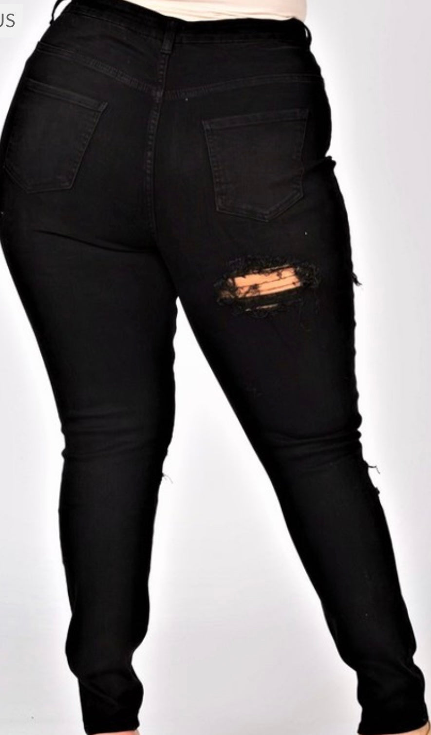 Slightly Distressed Jeans+ (Plus)