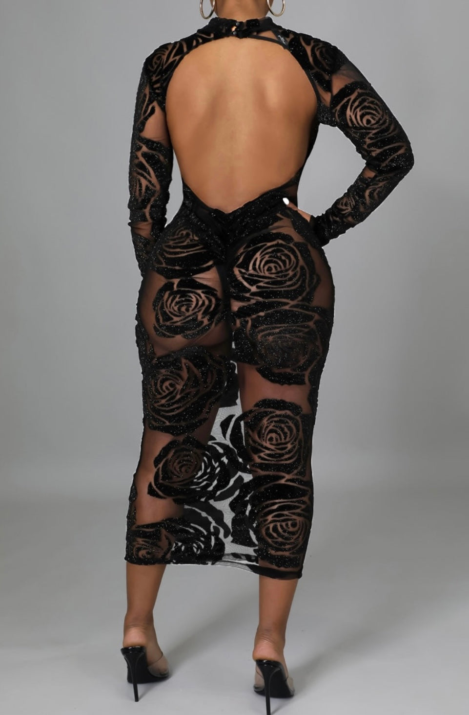 Black Rose Dress