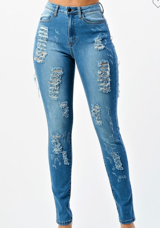 Skinny Distressed Jeans